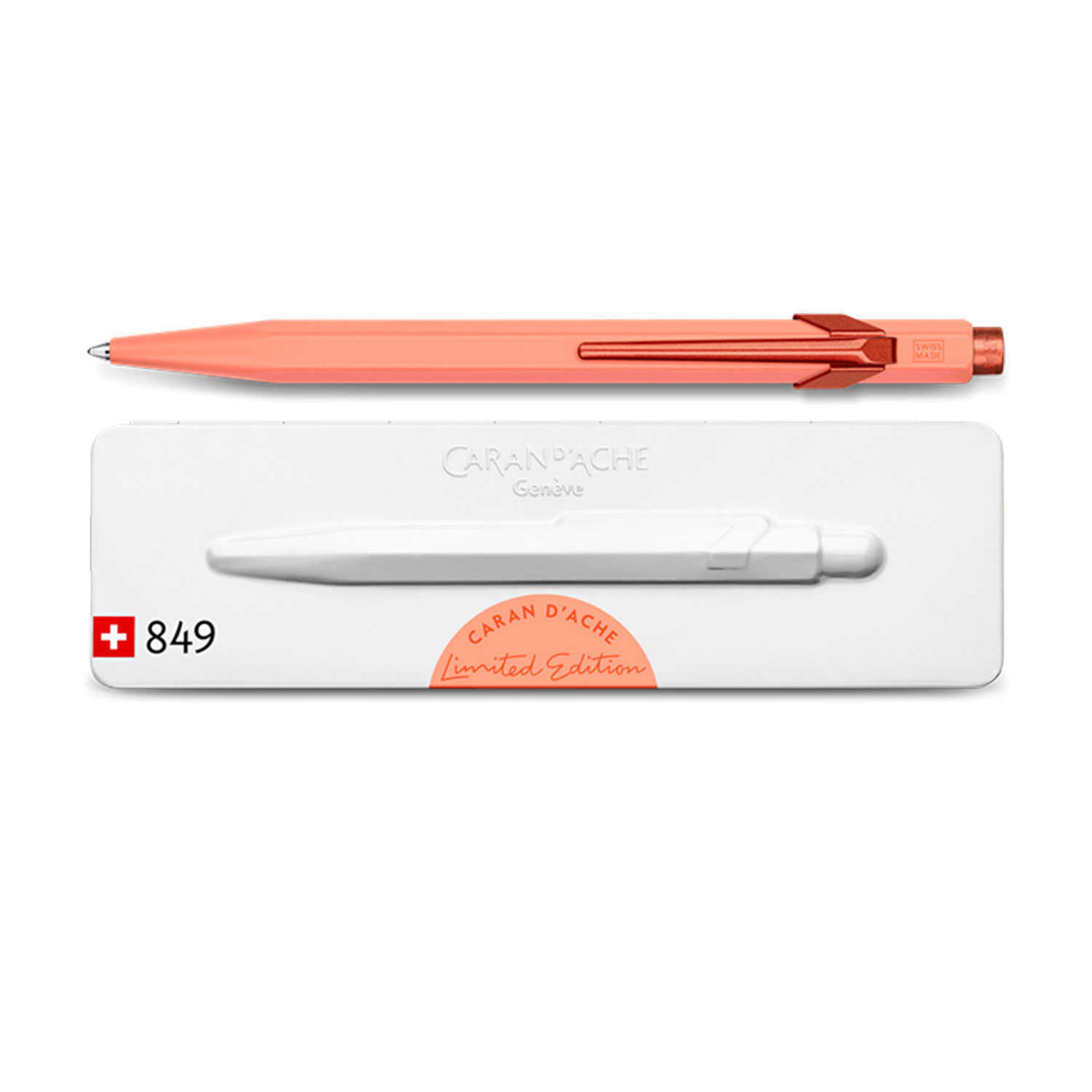 Caran d'Ache 849 Claim Your Style Ball Pen - Tangerine (Limited Edition) 2