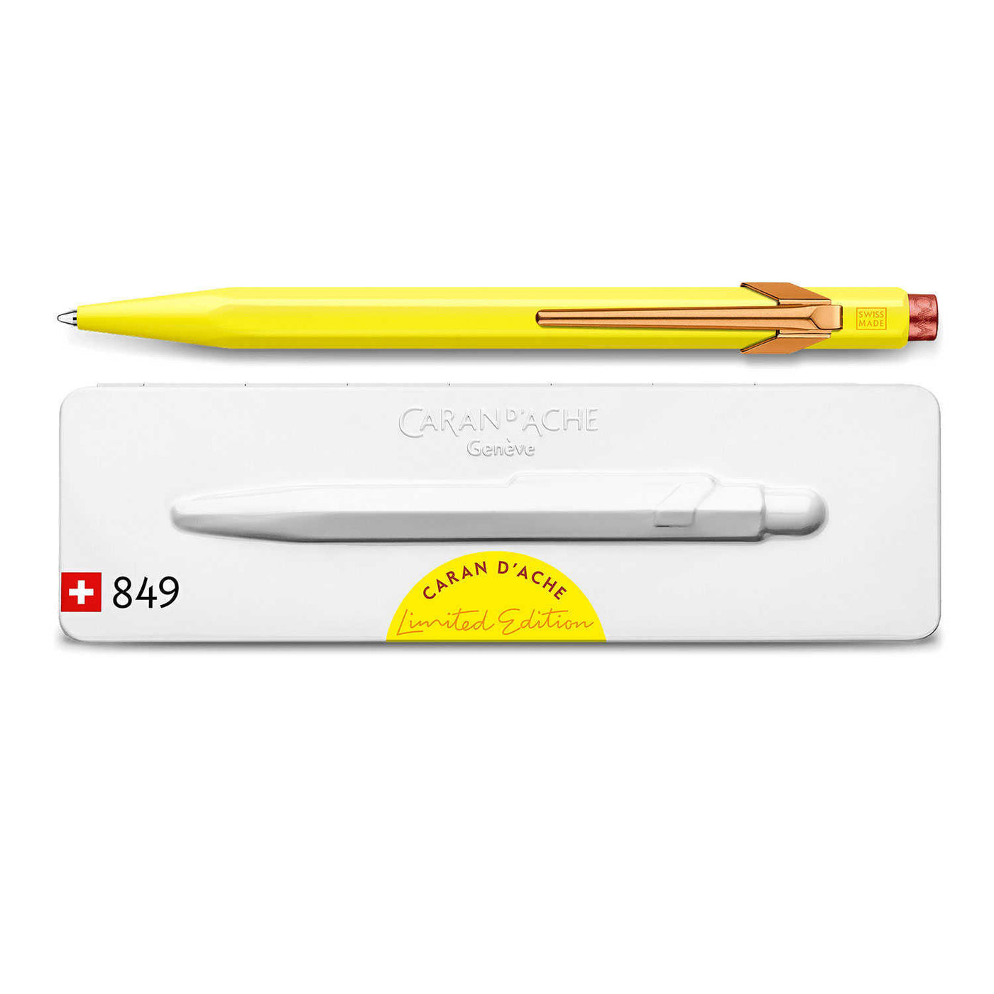 Caran d'Ache 849 Claim Your Style Ball Pen - Canary Yellow (Limited Edition) 2