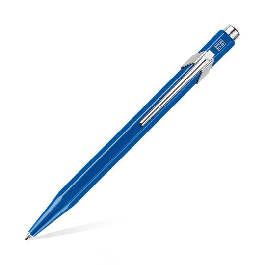 Caran D' Ache 849 Popline Metallic Ball Pen, Metallic Blue