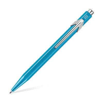 Caran D' Ache 849 Popline Metallic Ball Pen Metallic Turquoise 1