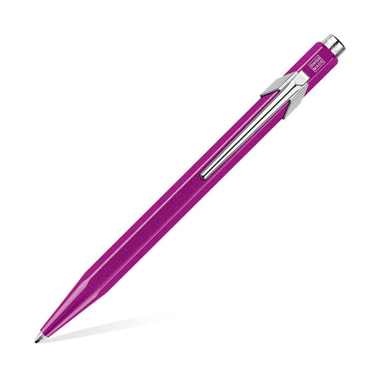 Caran D' Ache 849 Popline Metallic Ball Pen, Metallic Violet