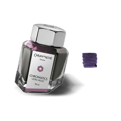 Caran d' Ache Chromatics Ink Bottle, Ultra Violet - 50ml