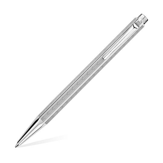 Caran d'Ache Palladium Coated Ecridor Ball Pen - Chevron