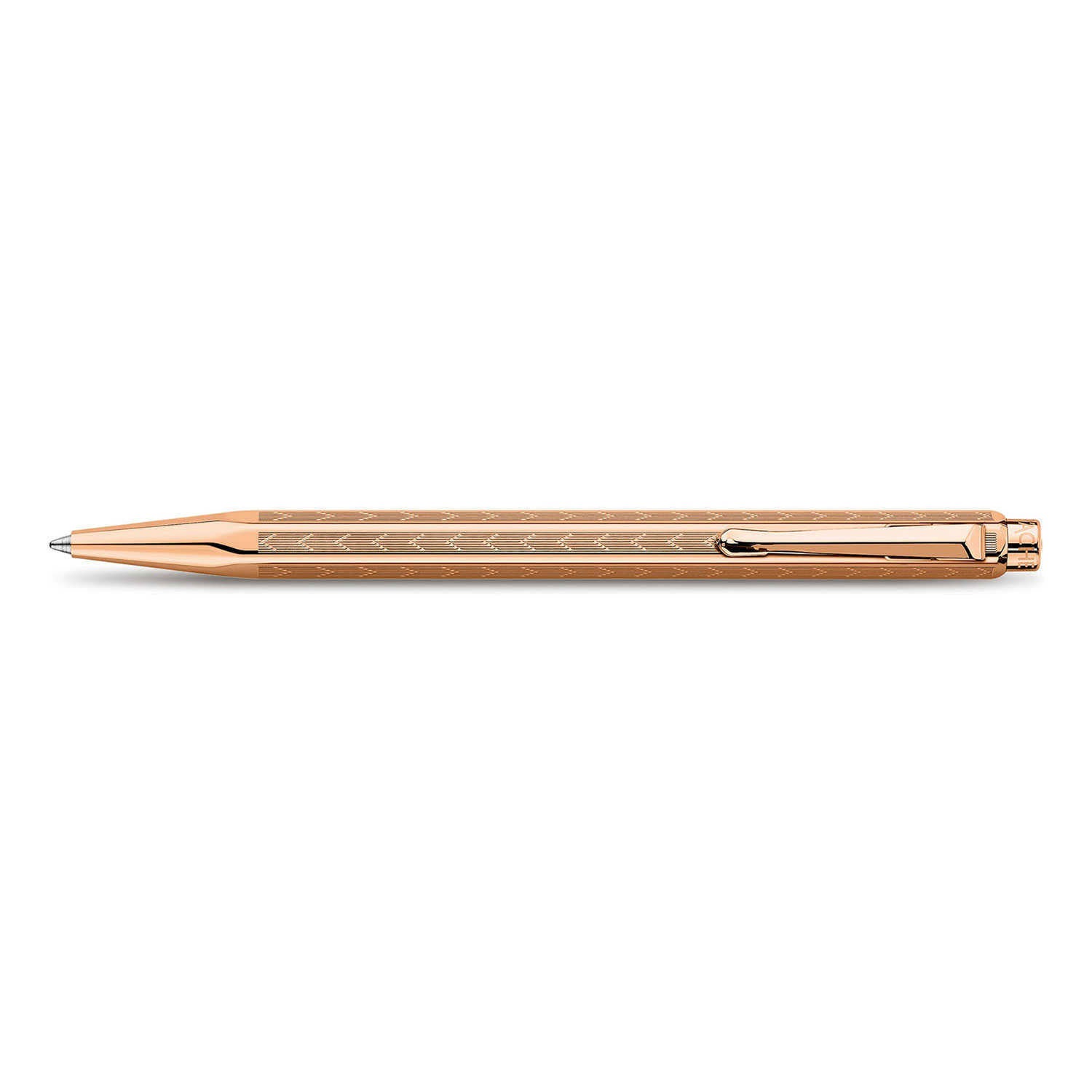 Caran d'Ache Ecridor Chevron' Rose-Gilded Ballpoint Pen 898.207 - Image 2