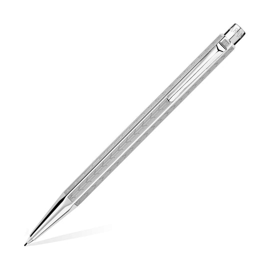 Caran D' Ache Ecridor Mechanical Pencil, Chevron Silver  - 0.7mm