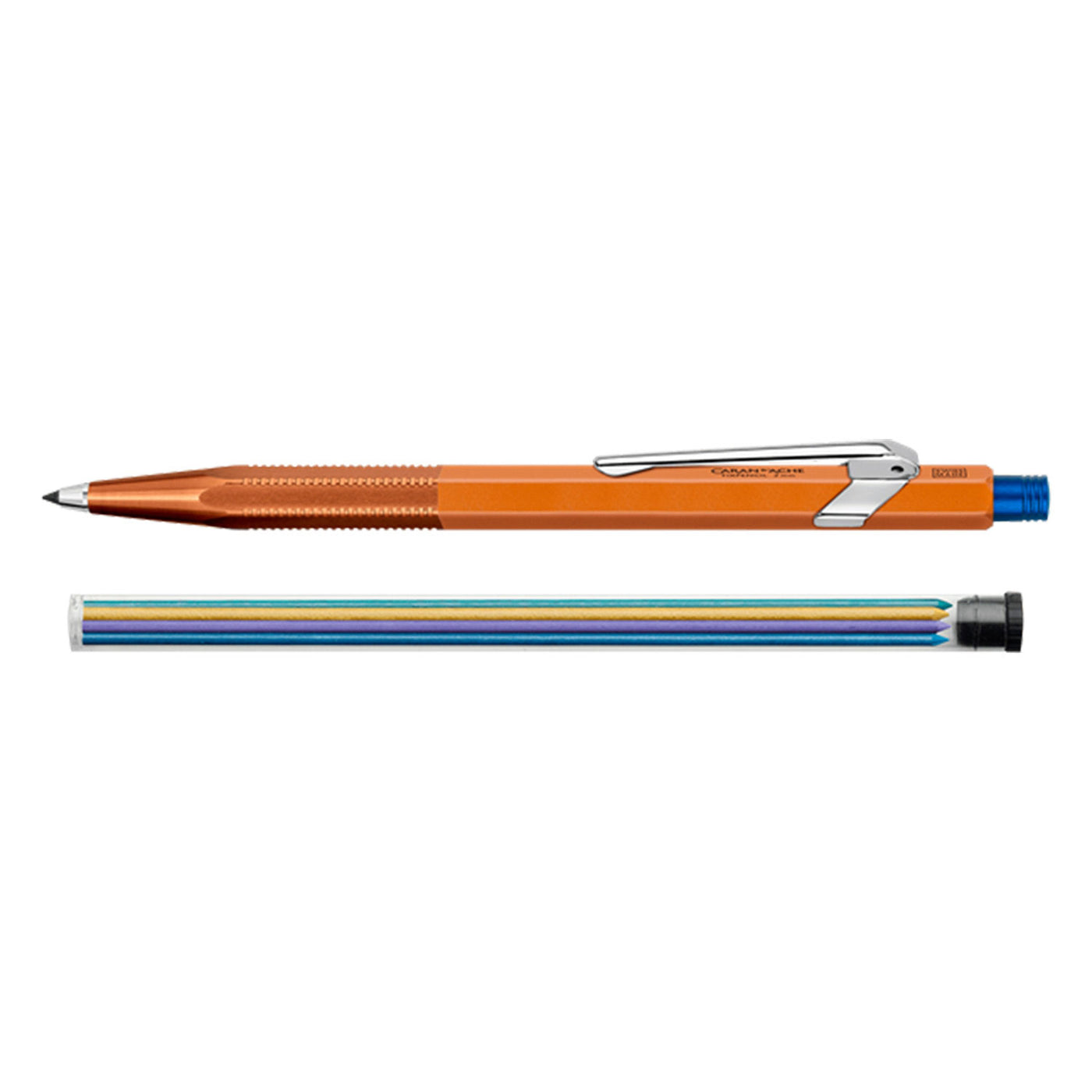 Caran d'Ache Fix Pencil Alfredo Haberli 2mm Mechanical Pencil - Orange (Limited Edition) 5