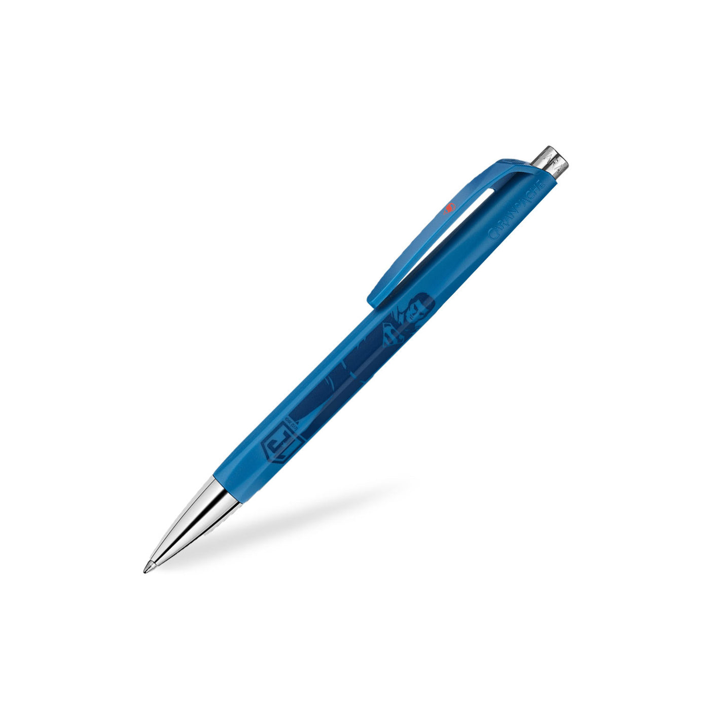 Caran D' Ache Infinite Super Hero Ball Pen Blue 1