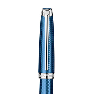Caran D' Ache Leman Roller Ball Pen Blue 3