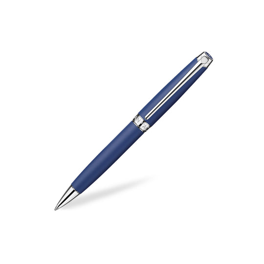 Caran d'Ache Leman Ball Pen - Matte Night Blue