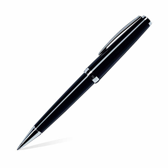Cleo Skribent Classic Ball Pen, Black / Chrome Trim