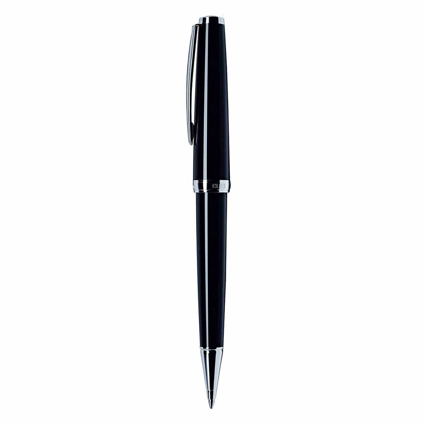 Cleo Skribent Classic Ball Pen, Black / Chrome Trim 2