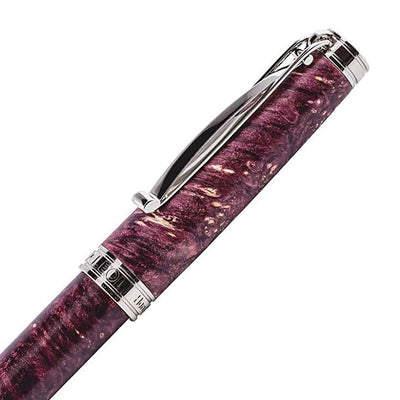 Cleo Skribent Natura Fountain Pen, Burgundy  - 18K Gold Nib 3