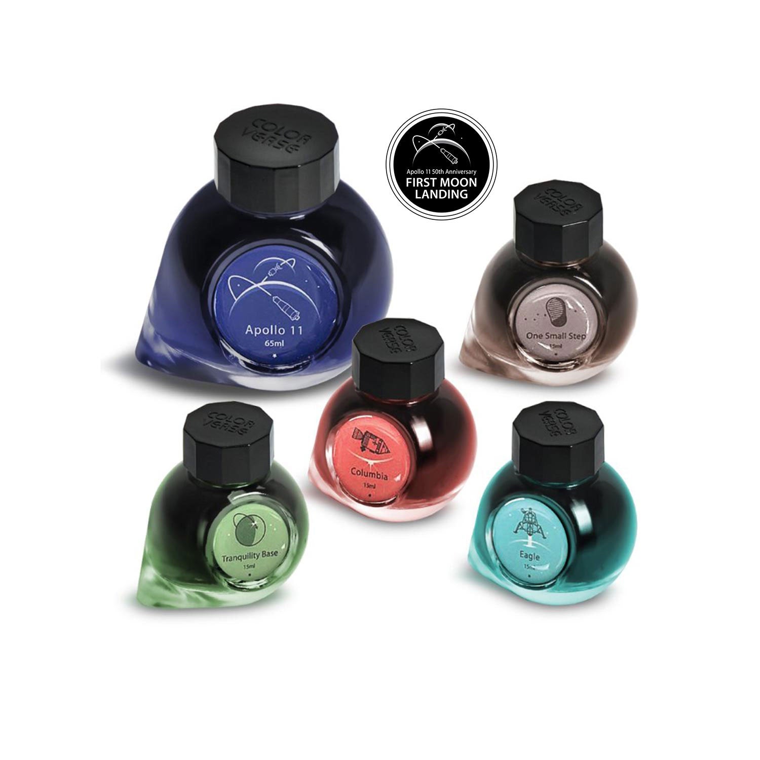 Buy Colorverse No.75 First Moon Landing Assorted Inks - Set of 5 – Makoba