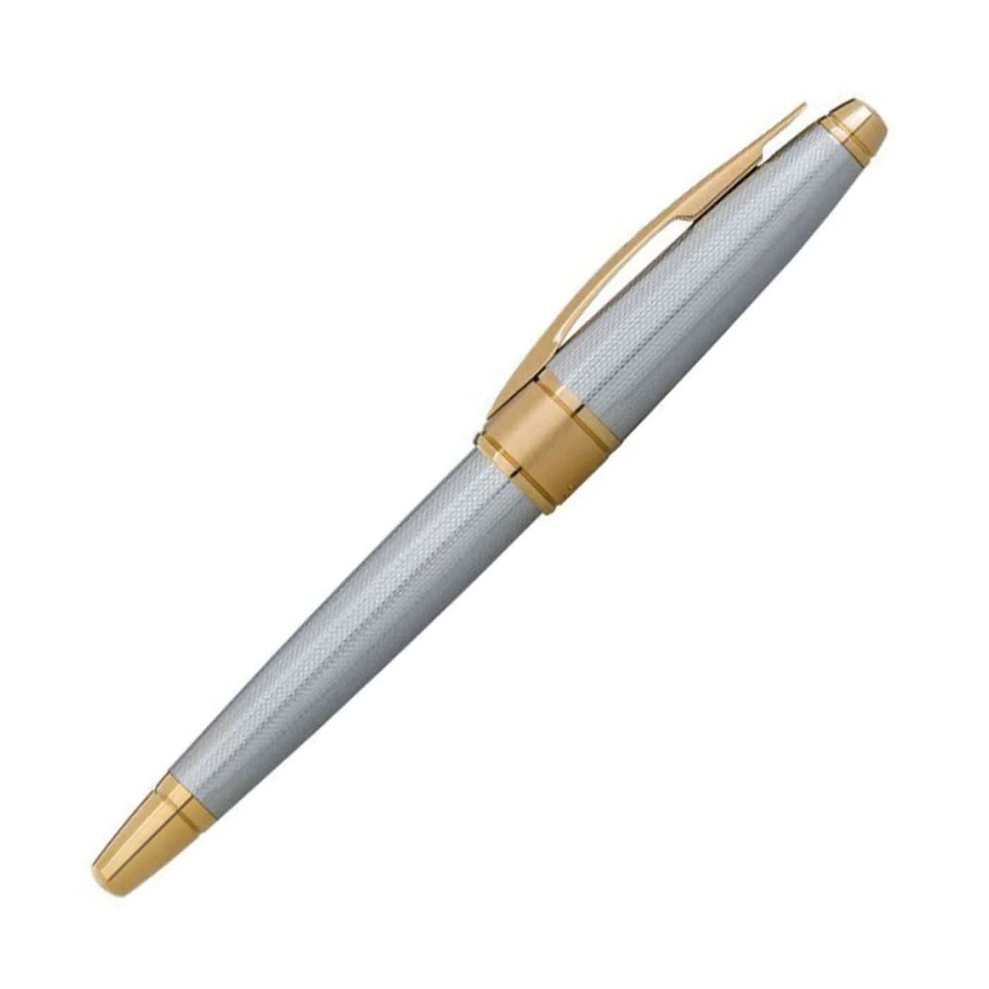 Cross Apogee Fountain Pen, Chrome / Gold Trim - Steel Nib 3