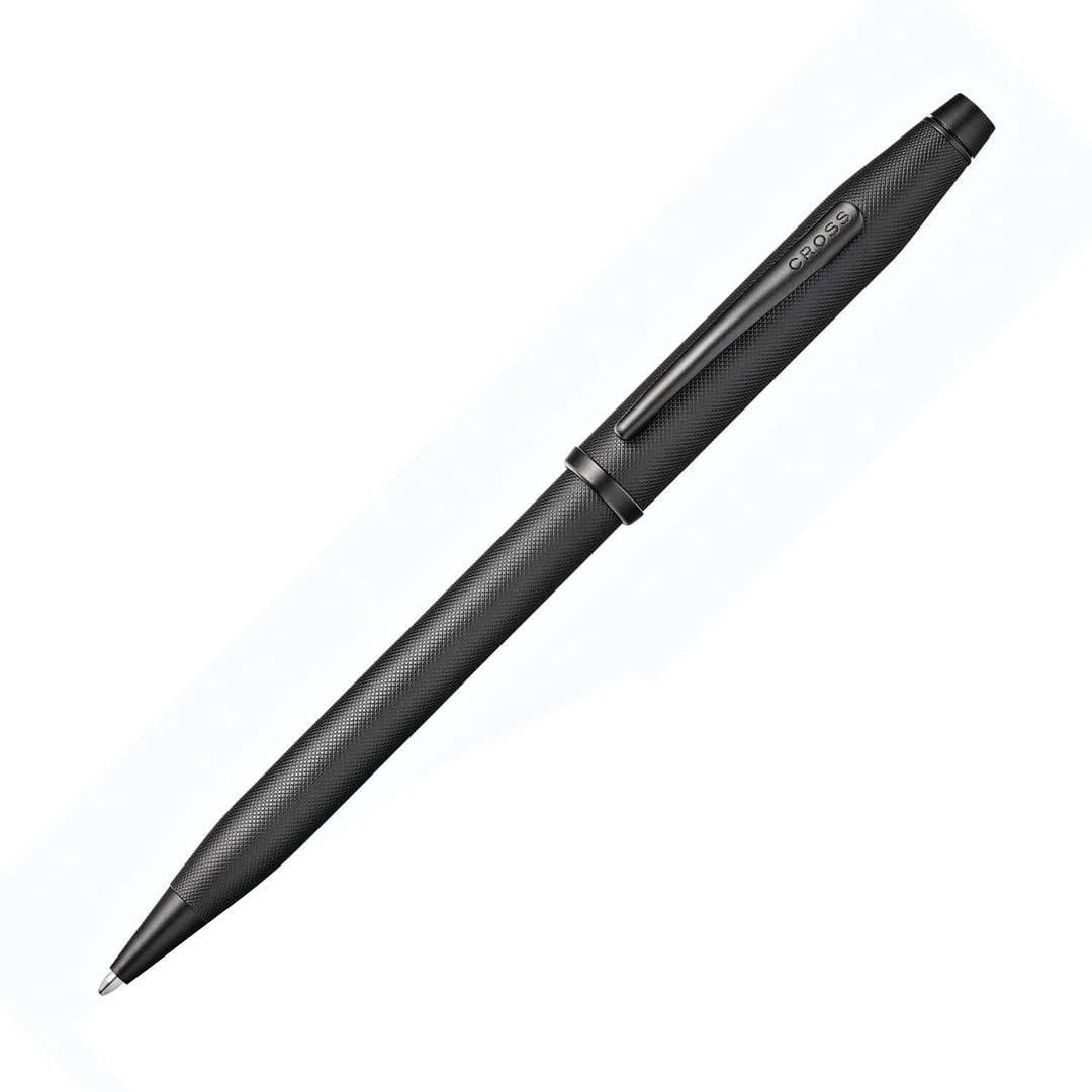 筆記具 Cross Classic Century Black Micro Knurl Cross-Century-II-Ball-Pen-