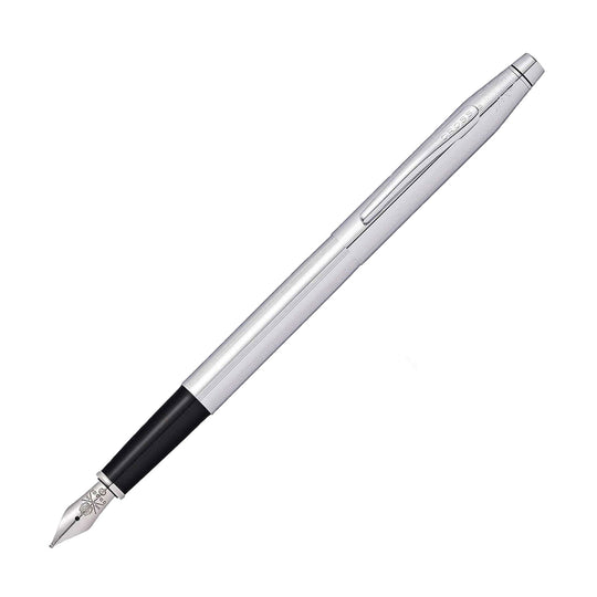 Cross Classic Century Fountain Pen, Chrome / Chrome Trim - Steel Nib