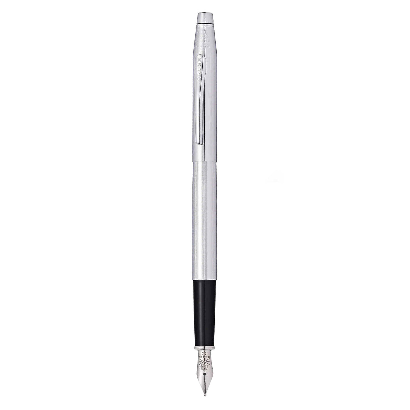 Cross Classic Century Fountain Pen Chrome / Chrome Trim - Steel Nib 2