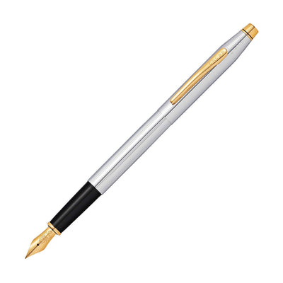 Cross Classic Century Fountain Pen Chrome / Gold Trim - Steel Nib 1
