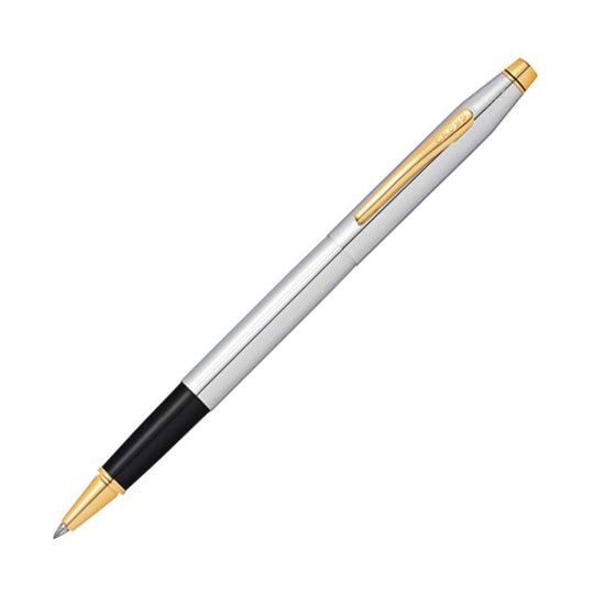 Cross Classic Century Roller Ball Pen, Chrome / Gold Trim