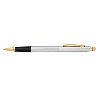 Cross Classic Century Roller Ball Pen, Chrome / Gold Trim