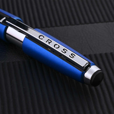Cross Edge Roller Ball Pen, Nitro BlueCross Edge Roller Ball Pen - Nitro Blue CT 9 
