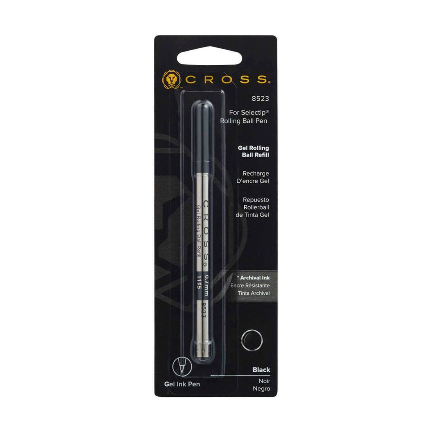 Cross Roller Pen Refill Black Medium