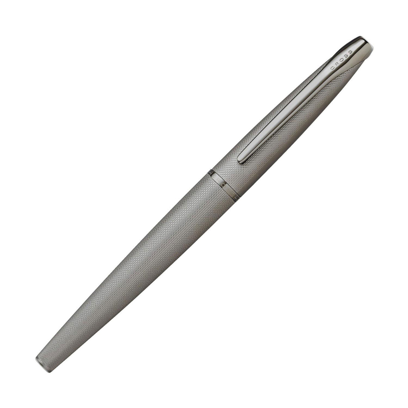 Cross ATX Fountain Pen - Sandblasted Titanium Grey 4