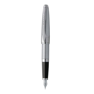 Cross Apogee Fountain Pen, Chrome / Chrome Trim - Steel Nib 2