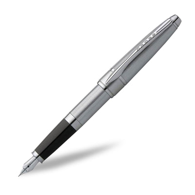 Cross Apogee Fountain Pen, Chrome / Chrome Trim - Steel Nib 1