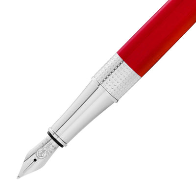 Cross Beverly Fountain Pen, Red - Steel Nib 2