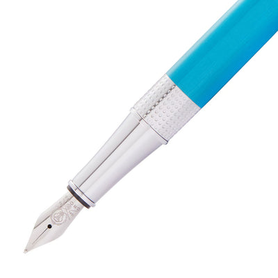 Cross Beverly Fountain Pen Teal - Steel Nib 2