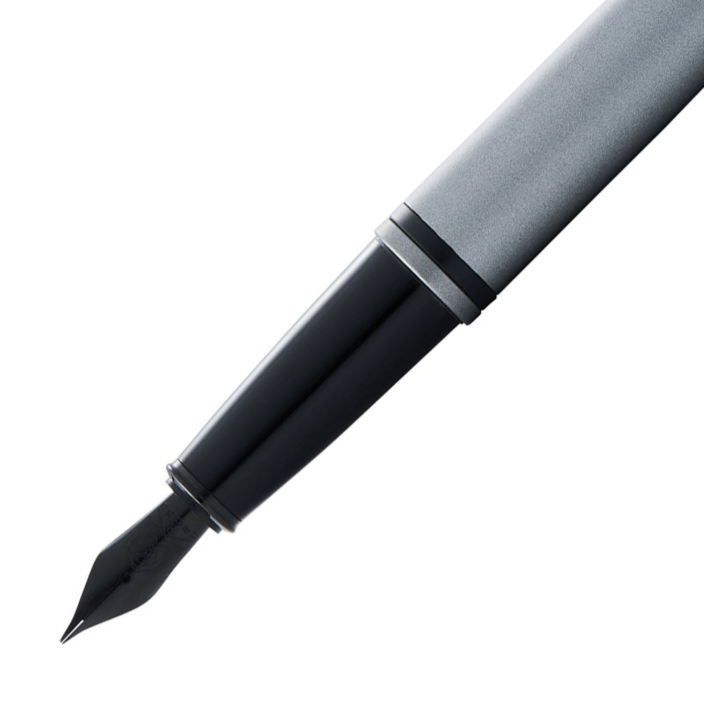 Cross Calais Fountain Pen - Matt Grey & Black 2