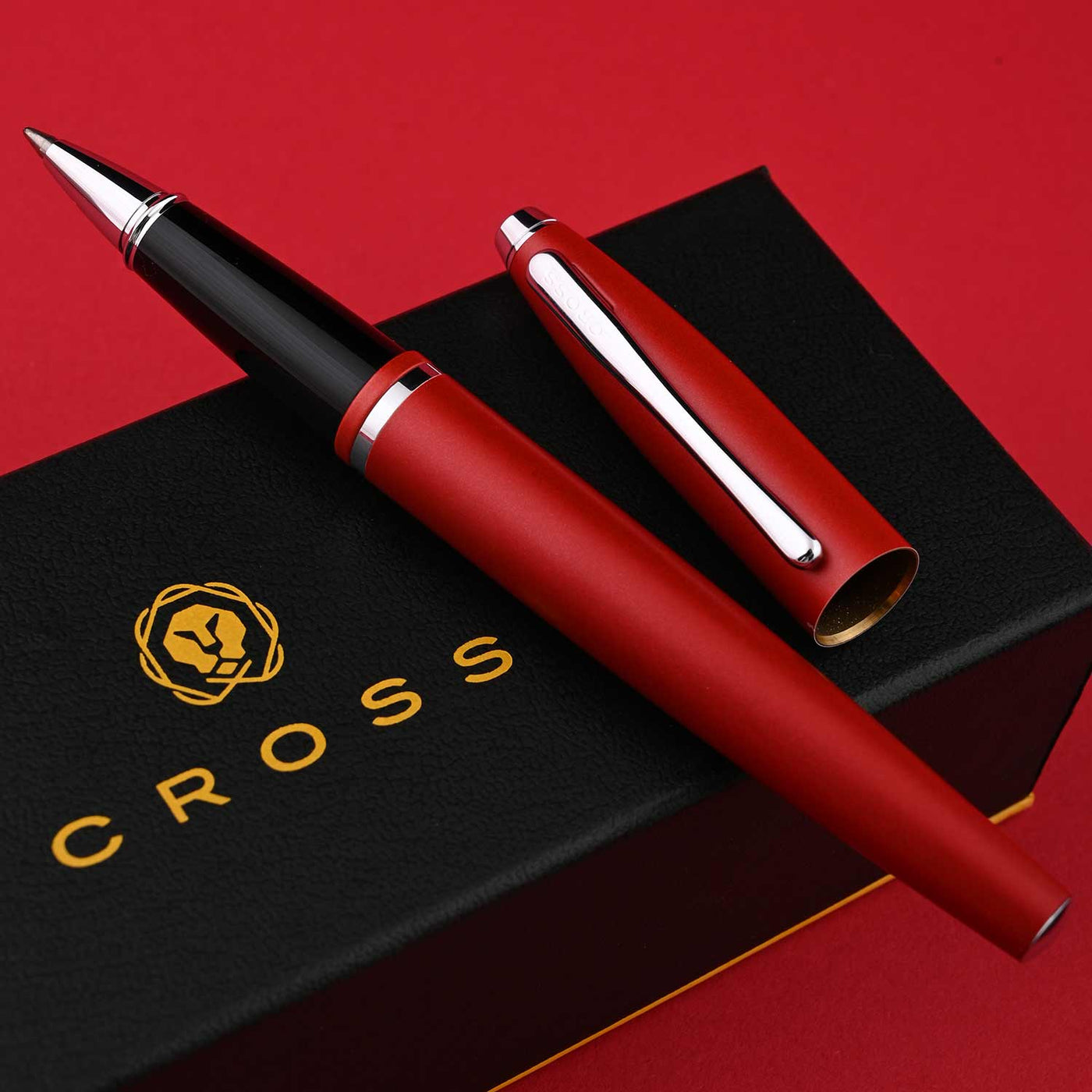 Cross Calais Roller Ball Pen - Crimson Red 5