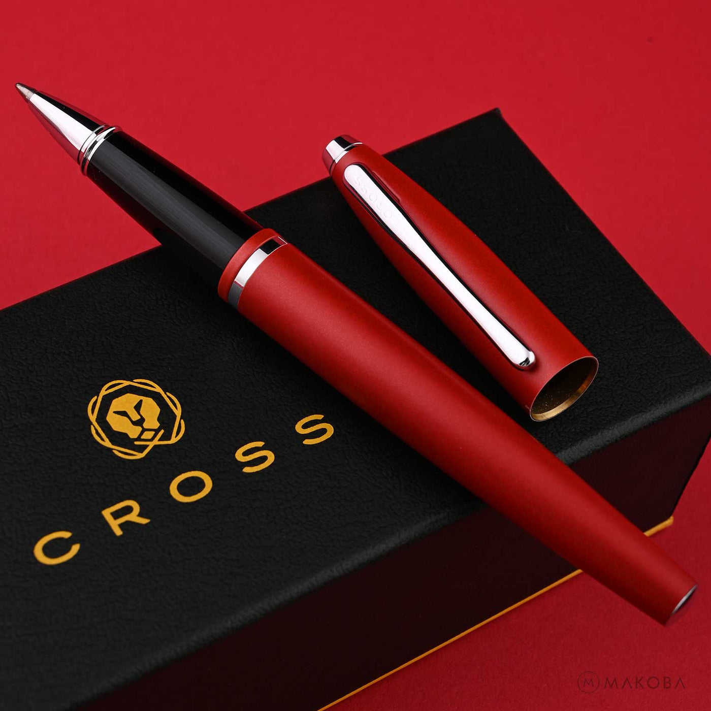 Cross Calais Roller Ball Pen - Crimson Red 6