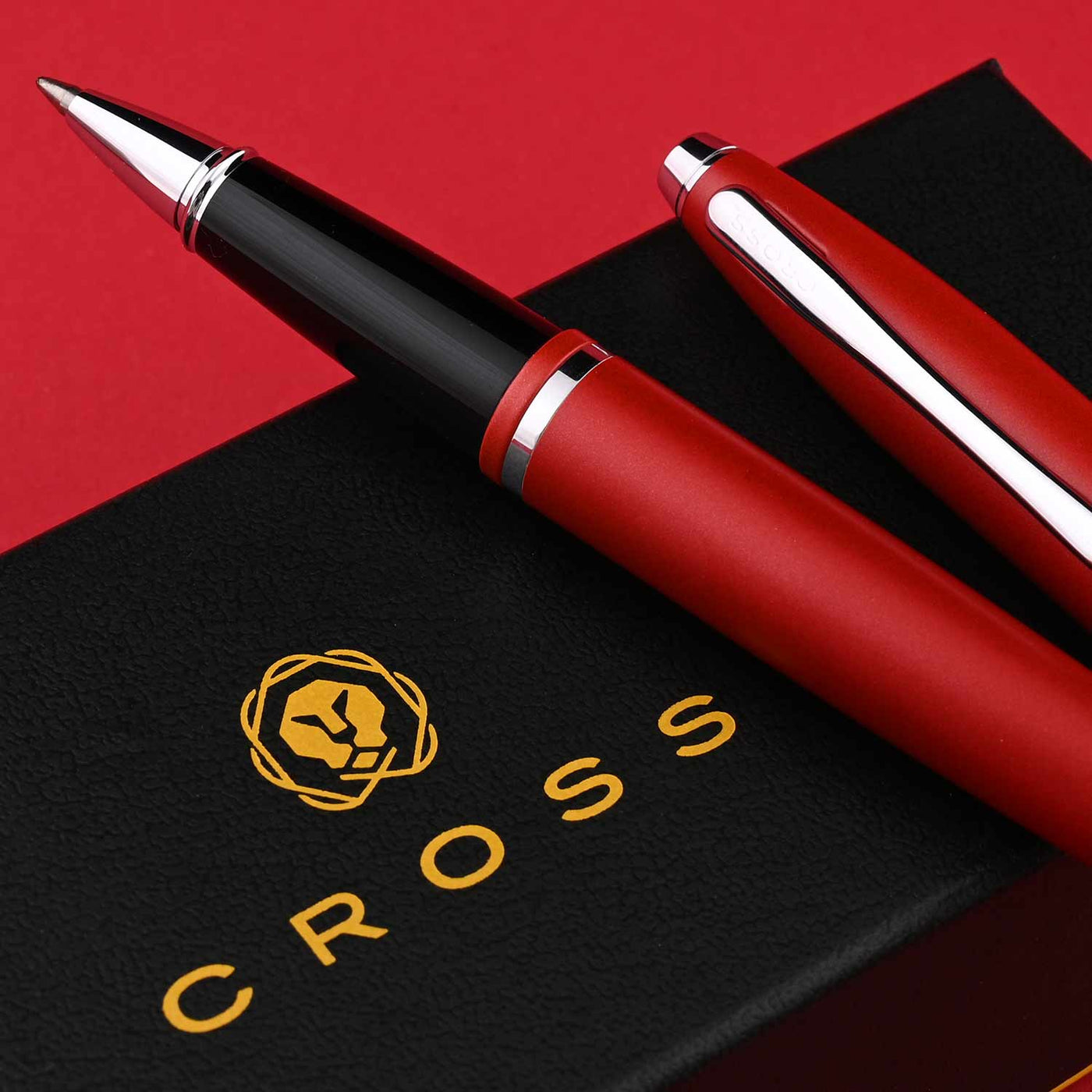Cross Calais Roller Ball Pen - Crimson Red 7