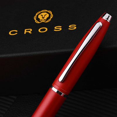 Cross Calais Roller Ball Pen - Crimson Red 8