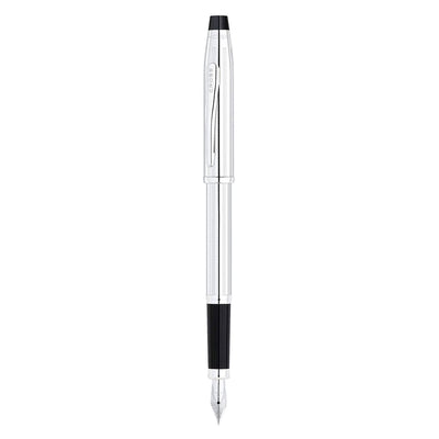 Cross Century II Fountain Pen Chrome / Chrome Trim - Steel Nib 2
