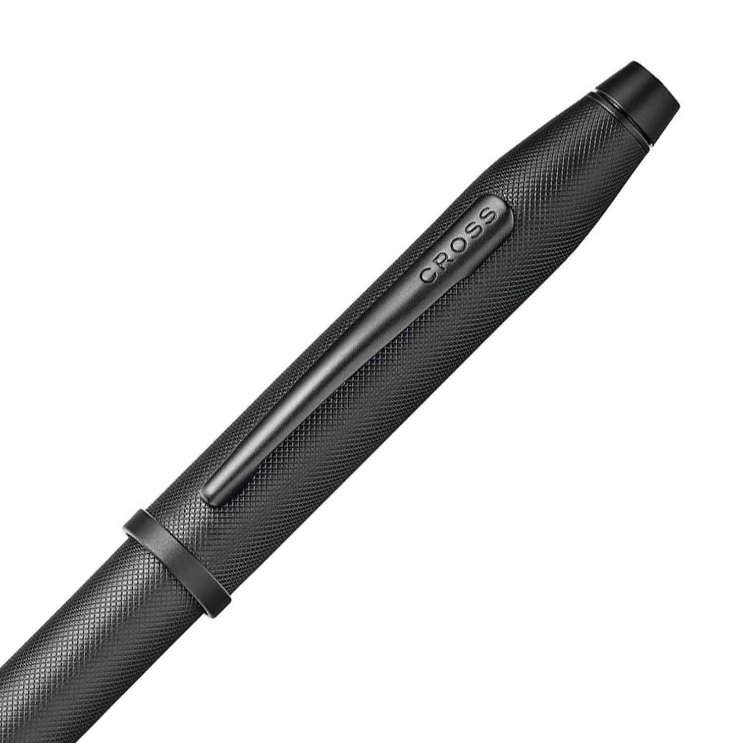 Cross Century II Black Micro Knurl Fountain Pen AT0086-132 - Image 3