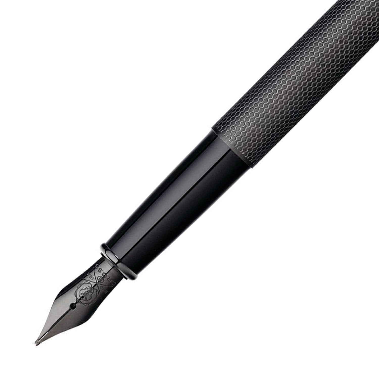 Cross Classic Century Brushed Black PVD Fountain Pen Item# AT0086-122 - Image 3
