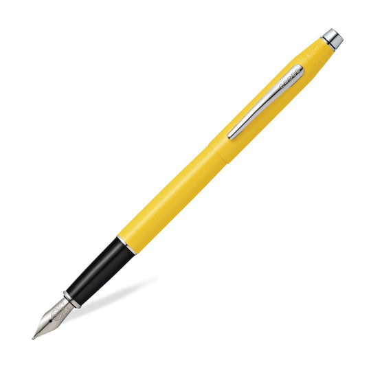 Cross Classic Century Fountain Pen, Yellow - Steel Nib