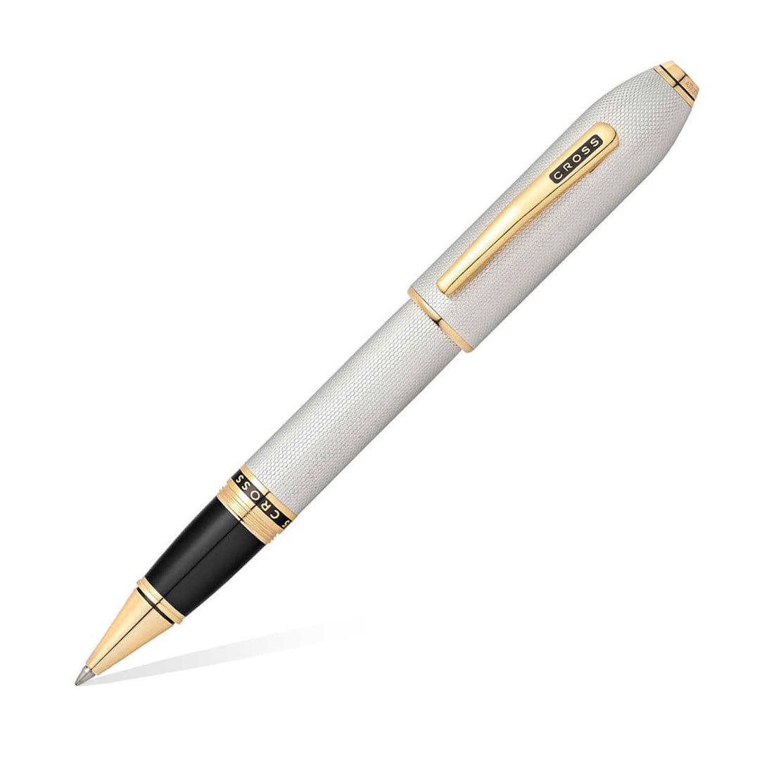 Cross Peerless 125 Textured Platinum Roller Ball Pen | Buy Online