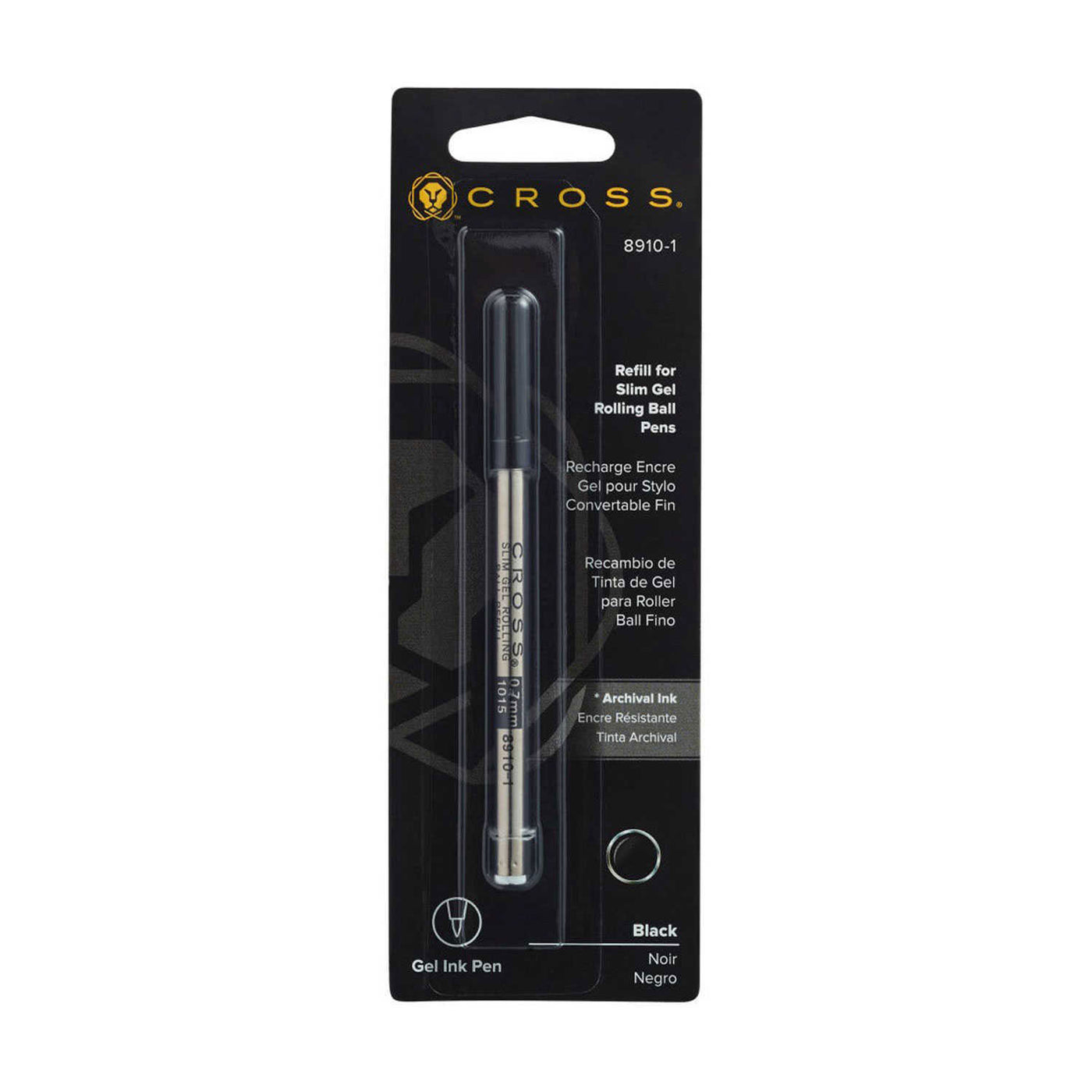 Cross Slim Roller Pen Refill For Click Pen Black Medium