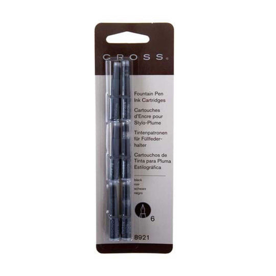 Cross 8921 Ink Cartridge Pack of 6 - Black