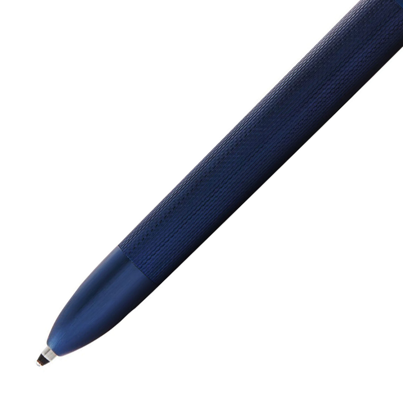 Cross Tech4 Multifunction Ball Pen - Textured Blue PVD 2
