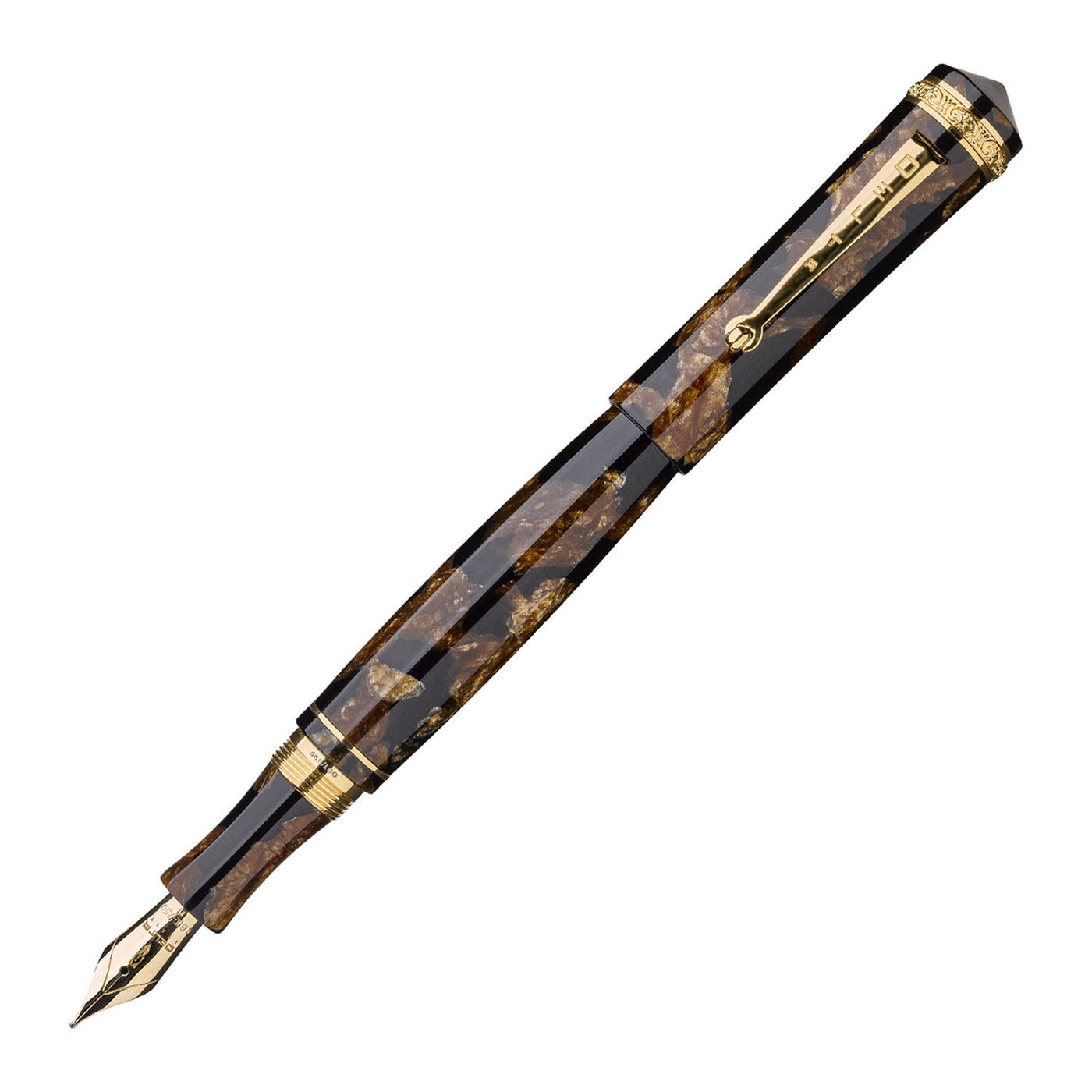 Delta 39+1 Fountain Pen - Brown GT (Limited Edition) 1