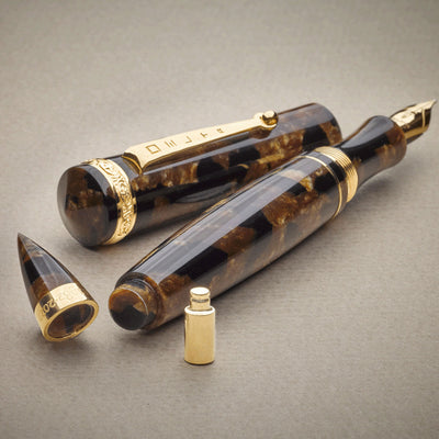 Delta 39+1 Fountain Pen - Brown GT (Limited Edition) 4