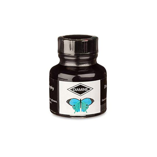 Diamine Calligraphy & Drawing Acrylic Ink Bottle, Black - 30ml