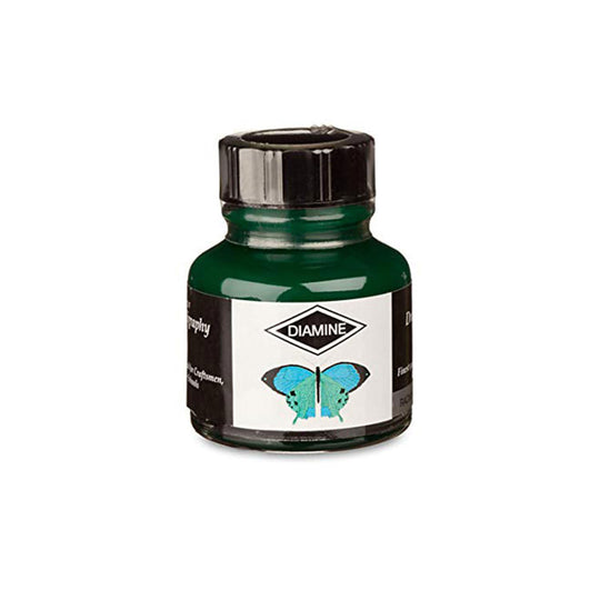 Diamine Calligraphy & Drawing Acrylic Ink Bottle, Racing Green - 30ml