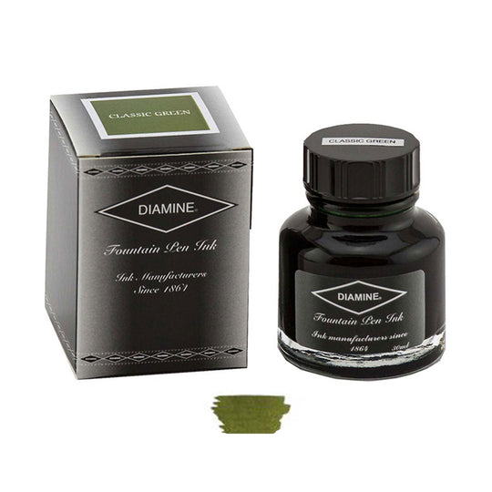 Diamine Classic Green Ink Bottle - 30ml