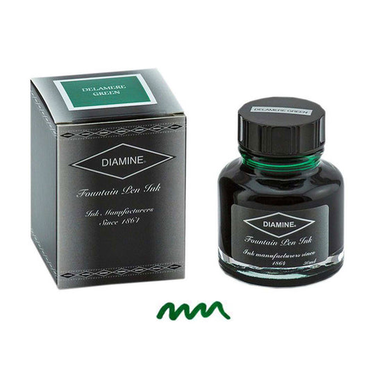 Diamine Delamere Green Ink Bottle - 30ml